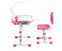 Fun Desk BIURKO KRZESEŁKO REGULOWANE + LAMPKA I STOJAK NA KSIĄŻKI - ZESTAW Cubby VANDA PINK Fun Desk BIURKO KRZESEŁKO REGULOWANE + LAMPKA I STOJAK NA KSIĄŻKI - ZESTAW Cubby VANDA PINK