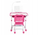Fun Desk BIURKO KRZESEŁKO REGULOWANE + LAMPKA I STOJAK NA KSIĄŻKI - ZESTAW Cubby VANDA PINK Fun Desk BIURKO KRZESEŁKO REGULOWANE + LAMPKA I STOJAK NA KSIĄŻKI - ZESTAW Cubby VANDA PINK