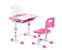 Fun Desk BIURKO KRZESEŁKO REGULOWANE + LAMPKA I STOJAK NA KSIĄŻKI - ZESTAW Cubby VANDA PINK Fun Desk BIURKO KRZESEŁKO REGULOWANE + LAMPKA I STOJAK NA KSIĄŻKI - ZESTAW Cubby VANDA PINK