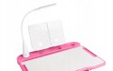Fun Desk BIURKO KRZESEŁKO REGULOWANE + LAMPKA I STOJAK NA KSIĄŻKI - ZESTAW Cubby VANDA PINK Fun Desk BIURKO KRZESEŁKO REGULOWANE + LAMPKA I STOJAK NA KSIĄŻKI - ZESTAW Cubby VANDA PINK