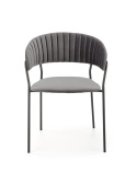 Halmar K426 krzesło popielaty, ( szary ) materiał: tkanina velvet / stal malowana proszkowo Halmar K426 krzesło popielaty, ( szary ) materiał: tkanina velvet / stal malowana proszkowo