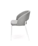 Halmar K486 krzesło do jadalni popiel, materiał: tkanina / stal malowan