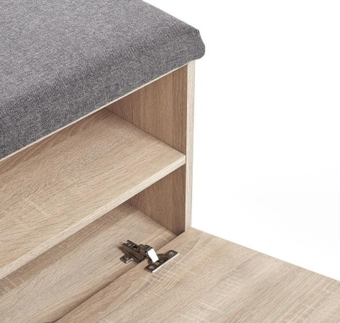 Halmar LIMA ST2 szafka na buty z siedziskiem dąb sonoma MDF laminat, obrzeża ABS Halmar LIMA ST2 szafka na buty z siedziskiem dąb sonoma MDF laminat, obrzeża ABS