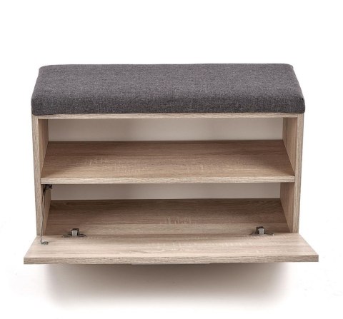 Halmar LIMA ST2 szafka na buty z siedziskiem dąb sonoma MDF laminat, obrzeża ABS Halmar LIMA ST2 szafka na buty z siedziskiem dąb sonoma MDF laminat, obrzeża ABS