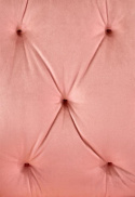 Halmar TULIP fotel obrotowy różowy - tapicerowany velvet - pikowane oparcie - TILT Halmar TULIP fotel obrotowy różowy - tapicerowany velvet - pikowane oparcie - TILT