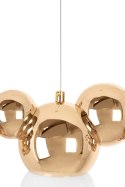 King Home Lampa wisząca PEARLS 120 złota metalowa klosze białe 7xE27 King Home Lampa wisząca PEARLS 120 złota metalowa klosze białe 7xE27