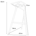 HOKER STOŁEK BAROWY Gap BIAŁY METALOWY D2.DESIGN DO KUCHNI BARU HOKER STOŁEK BAROWY Gap BIAŁY METALOWY D2.DESIGN DO KUCHNI BARU