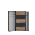 Forte CHILLY HILS925E1-N09 Szafa ubraniowa drzwi przesuwane Forte CHILLY HILS925E1-N09 Szafa ubraniowa drzwi przesuwane