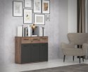 Forte CHILLY TOKK231-N09 Komoda z półkami i szufladami Forte CHILLY TOKK231-N09 Komoda z półkami i szufladami
