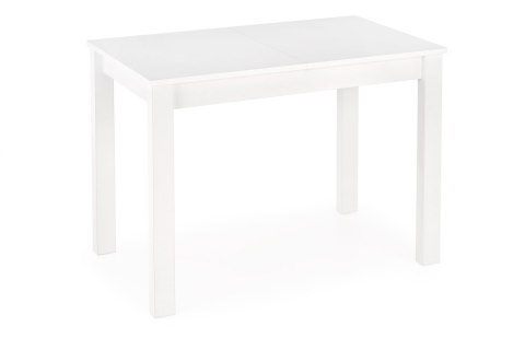 HALMAR stół GINO prostokątny rozkładany 100-135x60 płyta meblowa okleinowana blat - biały, nogi - biały do kuchni do jadalni HALMAR stół GINO prostokątny rozkładany 100-135x60 płyta meblowa okleinowana blat - biały, nogi - biały do kuchni do jadalni