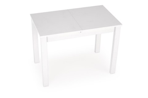 HALMAR stół GINO prostokątny rozkładany 100-135x60 płyta meblowa okleinowana blat - biały, nogi - biały do kuchni do jadalni HALMAR stół GINO prostokątny rozkładany 100-135x60 płyta meblowa okleinowana blat - biały, nogi - biały do kuchni do jadalni