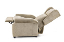 Halmar AGUSTIN M fotel rozkładany z funkcją masażu beżowy z masażem i podgrzewaniem