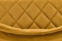 Halmar K450 krzesło musztardowy, materiał: tkanina velvet / stal Halmar K450 krzesło musztardowy, materiał: tkanina velvet / stal