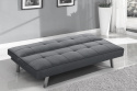 Halmar sofa CARLO rozkładana popiel-tkanina, chrom