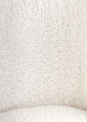 Halmar K474 krzesło kremowy-złoty, materiał: tkanina - bouclé / stal chromowana Halmar K474 krzesło kremowy-złoty, materiał: tkanina - bouclé / stal chromowana