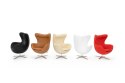 King Home Fotel EGG SZEROKI PU brązowy ekoskóra podstawa stal polerowan obrotowy bujany funkcja bujania King Home Fotel EGG SZEROKI PU brązowy ekoskóra podstawa stal polerowan obrotowy bujany funkcja bujania