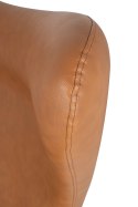 King Home Fotel EGG SZEROKI PU brązowy ekoskóra podstawa stal polerowan obrotowy bujany funkcja bujania King Home Fotel EGG SZEROKI PU brązowy ekoskóra podstawa stal polerowan obrotowy bujany funkcja bujania