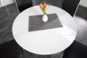 King Home Stół TULIP PREMIUM 120 okrągły biały - MDF połysk metal lakierowany proszkowo do domu i do lokalu King Home Stół TULIP PREMIUM 120 okrągły biały - MDF połysk metal lakierowany proszkowo do domu i do lokalu
