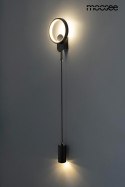 Moosee MOOSEE Kinkiet lampa ścienna COMO czarna metalowa górny klosz posiada wbudowane źródło światła LED + E27 Moosee MOOSEE Kinkiet lampa ścienna COMO czarna metalowa górny klosz posiada wbudowane źródło światła LED + E27