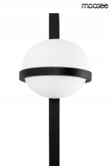 Moosee MOOSEE Kinkiet lampa ścienna LED PLANT WALL czarna metal klosz szklany biały na dole stelaża doniczka Moosee MOOSEE Kinkiet lampa ścienna LED PLANT WALL czarna metal klosz szklany biały na dole stelaża doniczka