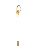 LAMPA ŚCIENNA KINKIET LED + E27 COMO metal ZŁOTA Moosee MOOSEE górny klosz posiada wbudowane źródło światła LED LAMPA ŚCIENNA KINKIET LED + E27 COMO metal ZŁOTA Moosee MOOSEE górny klosz posiada wbudowane źródło światła LED