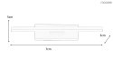Moosee MOOSEE Kinkiet lampa ścienna REM LED czarna obrotowy 330 stopni metal aluminium Moosee MOOSEE Kinkiet lampa ścienna REM LED czarna obrotowy 330 stopni metal aluminium