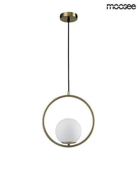 LAMPA WISZĄCA AURELIA 20 Moosee MOOSEE ZŁOTA metalowa klosz szklany w kształcie kuli E14 LAMPA WISZĄCA AURELIA 20 Moosee MOOSEE ZŁOTA metalowa klosz szklany w kształcie kuli E14