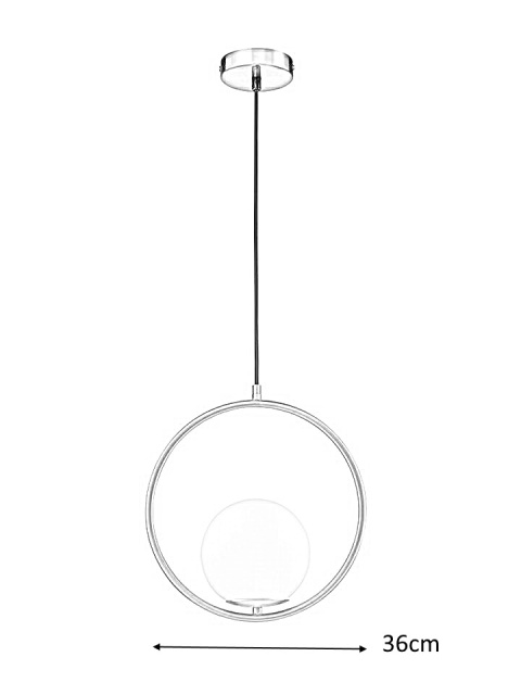 Moosee MOOSEE lampa wisząca AURELIA 30 złota metal kulisty klosz z mlecznego szkła E14 Moosee MOOSEE lampa wisząca AURELIA 30 złota metal kulisty klosz z mlecznego szkła E14