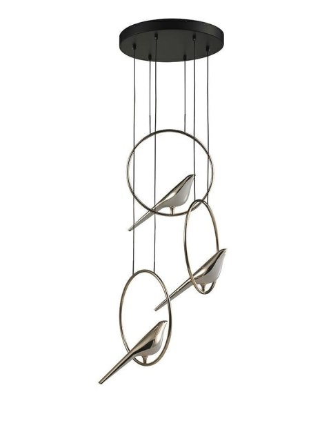 LAMPA WISZĄCA BIRD DISC LED metal ZŁOTA akryl BIAŁY podsufitka CZARNA Moosee MOOSEE do domu i do lokalu LAMPA WISZĄCA BIRD DISC LED metal ZŁOTA akryl BIAŁY podsufitka CZARNA Moosee MOOSEE do domu i do lokalu