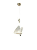 LAMPA WISZĄCA LED BUTTERFLY M Moosee MOOSEE ZŁOTA ALUMINIUM skrzydła szkło kryształowe - MOTYL LAMPA WISZĄCA LED BUTTERFLY M Moosee MOOSEE ZŁOTA ALUMINIUM skrzydła szkło kryształowe - MOTYL