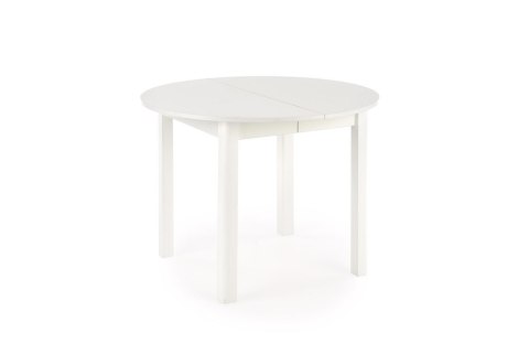 HALMAR stół RINGO kolor blat płyta meblowa okleinowana - biały nogi MDF okleinowany - biały (102-142x102x76 cm) HALMAR stół RINGO kolor blat płyta meblowa okleinowana - biały nogi MDF okleinowany - biały (102-142x102x76 cm)