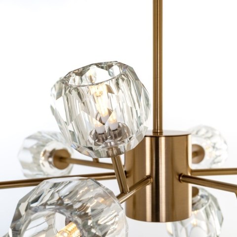 Richmond Interiors RICHMOND lampa wisząca QUINTY złota Richmond Interiors RICHMOND lampa wisząca QUINTY złota