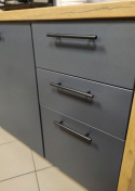 VENTO GOO-60/58 szafka antracyt - dąb craft - szafka kuchenna wisząca - płyta laminowana VENTO GOO-60/58 szafka antracyt - dąb craft - szafka kuchenna wisząca - płyta laminowana