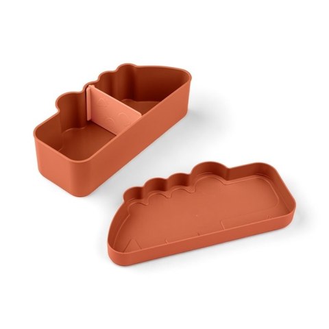 Done by Deer Done by Deer Pudełko Lunchbox Kiddish Croco Papaya Done by Deer Done by Deer Pudełko Lunchbox Kiddish Croco Papaya