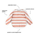 Done by Deer Done by Deer Śliniak z Rękawami Stripes Papaya Done by Deer Done by Deer Śliniak z Rękawami Stripes Papaya