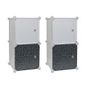 Intesi Modularny regał Cubes 2 do pokoju dziecka szary Intesi Modularny regał Cubes 2 do pokoju dziecka szary