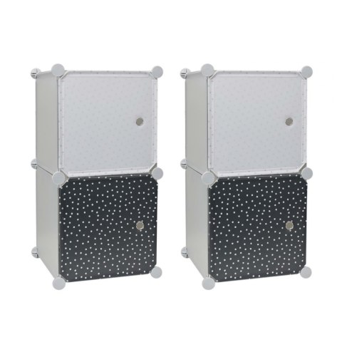 Intesi Modularny regał Cubes 2 do pokoju dziecka szary Intesi Modularny regał Cubes 2 do pokoju dziecka szary