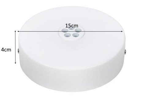 King Home Podsufitka Rozeta do lampy FI 15cm biała 5 - metal King Home Podsufitka Rozeta do lampy FI 15cm biała 5 - metal