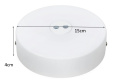 King Home Podsufitka Rozeta do lampy FI 15cm biała 2 - metal King Home Podsufitka Rozeta do lampy FI 15cm biała 2 - metal