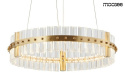 MOOSEE lampa wisząca SATURNUS 70 złota - LED szkło kryształowe klasa K5 konstrukcja stal szczotkowana MOOSEE lampa wisząca SATURNUS 70 złota - LED szkło kryształowe klasa K5 konstrukcja stal szczotkowana