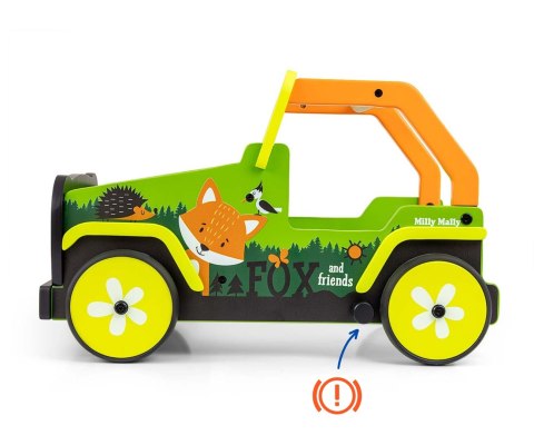 Milly Mally Milly Mally Zabawka Chodzik-Pchacz dla dzieci Explorer Fox and Friends Milly Mally Milly Mally Zabawka Chodzik-Pchacz dla dzieci Explorer Fox and Friends