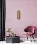 Moosee MOOSEE Kinkiet lampa ścienna HARMONIC złota stal nierdzewna 2xE14 do salonu korytarza sypialni hotelu czy lokalu Moosee MOOSEE Kinkiet lampa ścienna HARMONIC złota stal nierdzewna 2xE14 do salonu korytarza sypialni hotelu czy lokalu