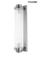 Moosee MOOSEE Kinkiet lampa ścienna COLUMN 65 srebrna stal chromowana szklane klosze 2xE14 do domu hotelu restauracji Moosee MOOSEE Kinkiet lampa ścienna COLUMN 65 srebrna stal chromowana szklane klosze 2xE14 do domu hotelu restauracji