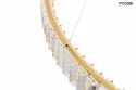 LAMPA WISZĄCA LED LIBERTY 40 ZŁOTA metal szkło kryształowe PRZEZROCZYSTY Moosee MOOSEE możliwość regulacji wysokości LAMPA WISZĄCA LED LIBERTY 40 ZŁOTA metal szkło kryształowe PRZEZROCZYSTY Moosee MOOSEE możliwość regulacji wysokości