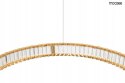 LAMPA WISZĄCA LED LIBERTY 40 ZŁOTA metal szkło kryształowe PRZEZROCZYSTY Moosee MOOSEE możliwość regulacji wysokości LAMPA WISZĄCA LED LIBERTY 40 ZŁOTA metal szkło kryształowe PRZEZROCZYSTY Moosee MOOSEE możliwość regulacji wysokości