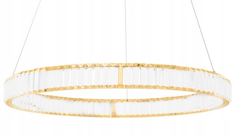 LAMPA WISZĄCA LED LIBERTY 40 ZŁOTA metal szkło kryształowe PRZEZROCZYSTY Moosee MOOSEE możliwość regulacji wysokości LAMPA WISZĄCA LED LIBERTY 40 ZŁOTA metal szkło kryształowe PRZEZROCZYSTY Moosee MOOSEE możliwość regulacji wysokości