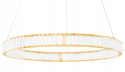 Moosee MOOSEE lampa wisząca LED LIBERTY 80 złota metal szkło kryształ przezroczysty