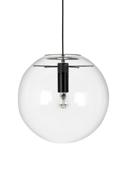 Moosee MOOSEE lampa wisząca SANDRA 30 czarna metal klosz w kształcie kuli wyykonano ze szkła transparentnego E27 Moosee MOOSEE lampa wisząca SANDRA 30 czarna metal klosz w kształcie kuli wyykonano ze szkła transparentnego E27