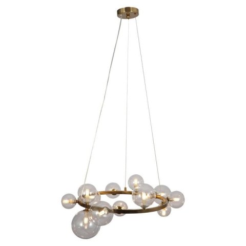 Richmond Interiors RICHMOND lampa wisząca JOSIE - szczotkowane złoto Richmond Interiors RICHMOND lampa wisząca JOSIE - szczotkowane złoto