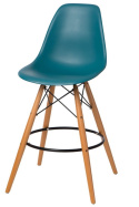 D2.DESIGN Hoker Krzesło barowe P016W PP navy green zielony tworzywo PP podstawa drewniana stabilne wygodne i lekkie D2.DESIGN Hoker Krzesło barowe P016W PP navy green zielony tworzywo PP podstawa drewniana stabilne wygodne i lekkie